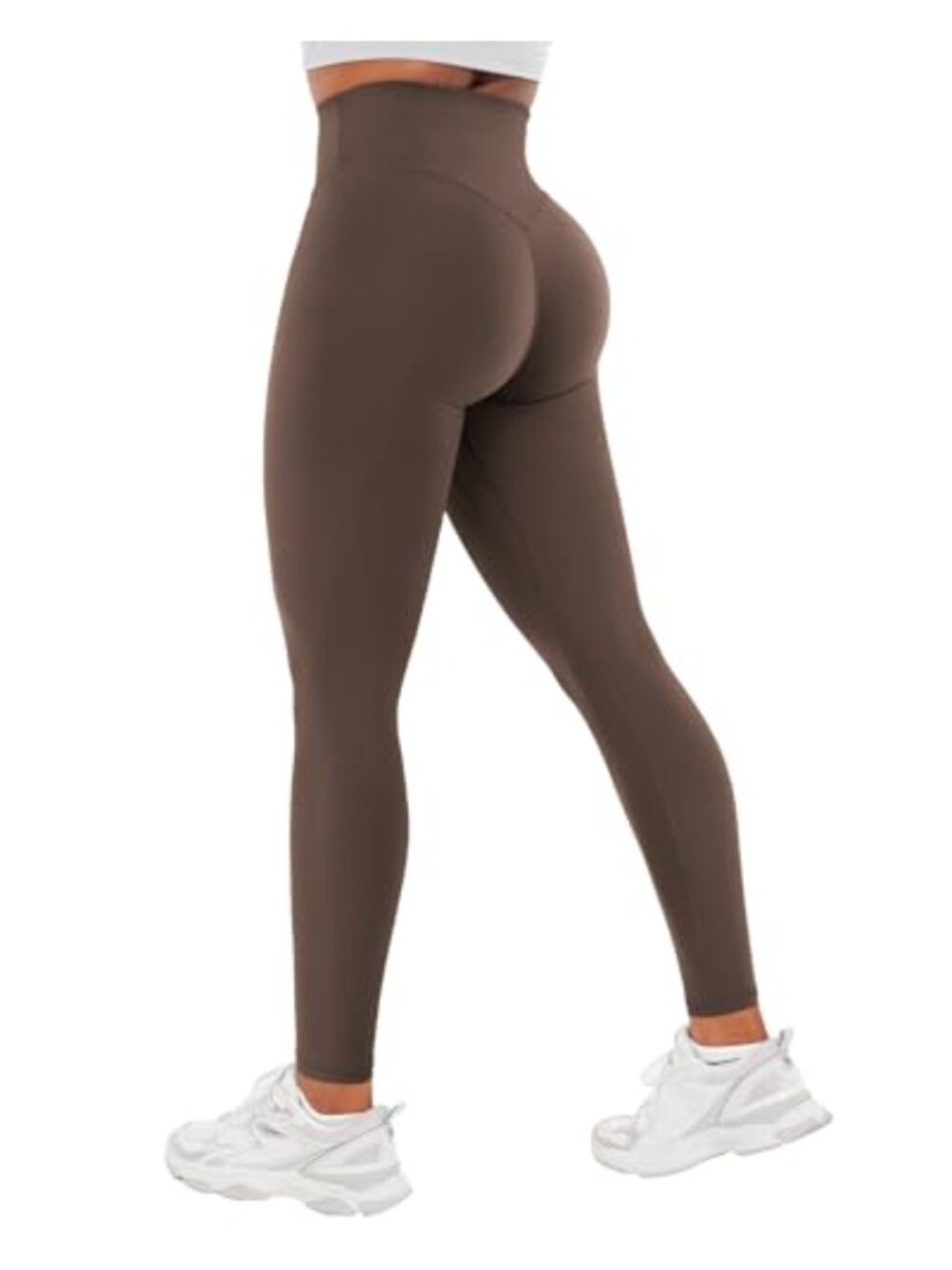 High Waisted Hidden Scrunch Leggings Women Tummy Control Workout Gym Yoga Pants